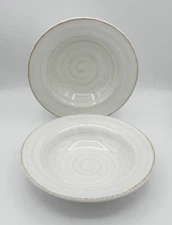 WSO161 by Williams-Sonoma 10 Inch Rim Soup Bowl Set of 2 Individual Pasta Bowl