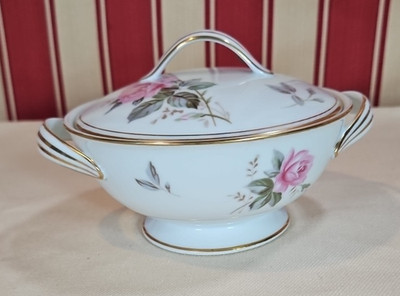 Vintage Noritake China Sugar Bowl Rosa