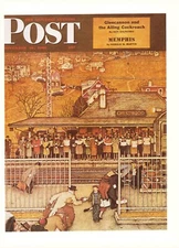 1946 NOV 16 Crestwood Station NORMAN ROCKWELL SATURDAY EVENING POST COVER PRINT