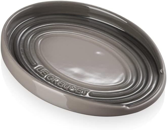 Le Creuset Poggiamestolo ovale in gres vetrificato, Flint, 71507154440099