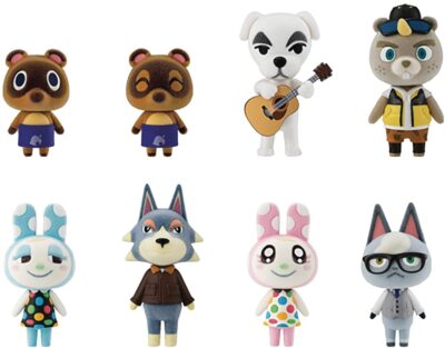 NEU Bandai Animal Crossing: New Horizons Freund Puppe Vol.2 8er Pack BOX Süßi...