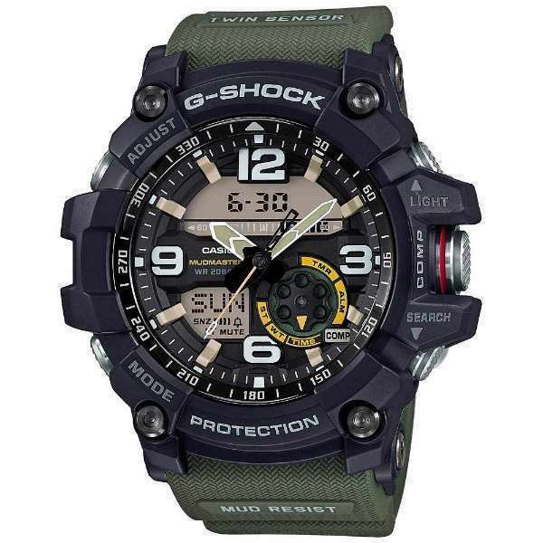 Casio G-Shock Master of G-Land Mudmaster GG-1000-1A3JF 55.3mm Black  Stainless Steel Case with Green Resin Strap Men's Wristwatch for sale  online | eBay