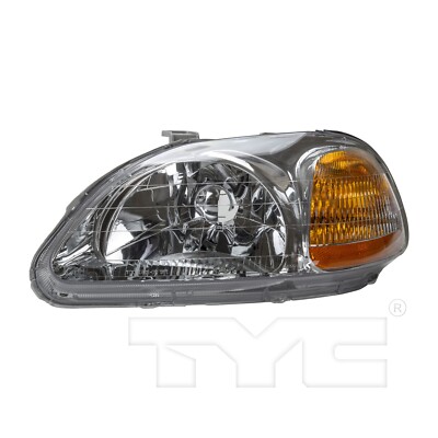 For 1996-1998 Honda Civic Headlight Assembly Left TYC 515AI75 1997