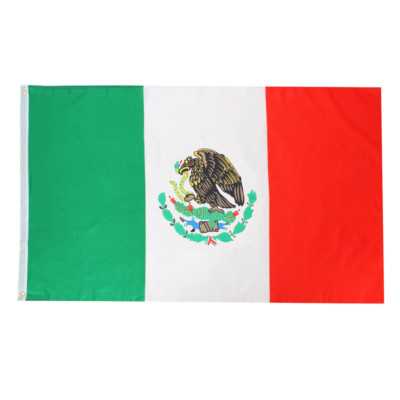 MEXIKANISCHE FLAGGE 5 X 3 FUSS NATIONAL SUPPORTER SPORT MEXIKO FIESTA FUSSBALL DEKORATION