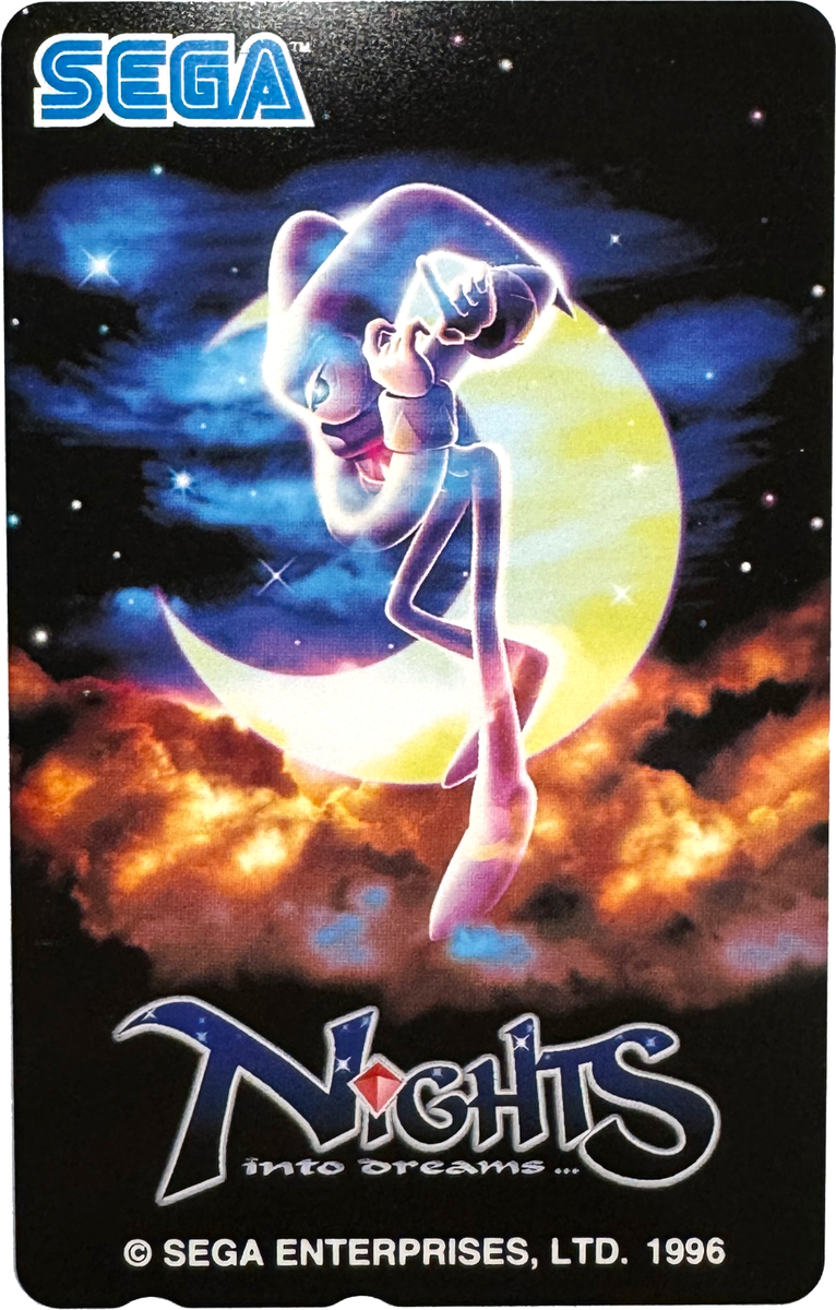 Sega Nights Into Dreams 1996 Telephone Card Dreamcast Japanese