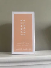 NEW SUMMER FRIDAYS CC ME SERUM BRIGHTEN 1 FL OZ VITAMIN C GLOW CLEAN MAKEUP