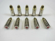 9mm Luger Snap caps - Real Weight - Nickel - Set of 10