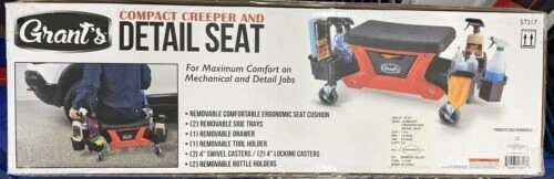 ASIENTO DETALLE COMPACTO GRANTS NUEVO 300 lb. Esmalte pulido Detailer ¡OFERTA!!!! Foto 2 de 2