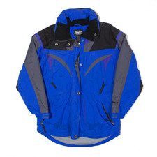 Nordica Vertech Womens Insulated Parka Coat Blue Nylon S