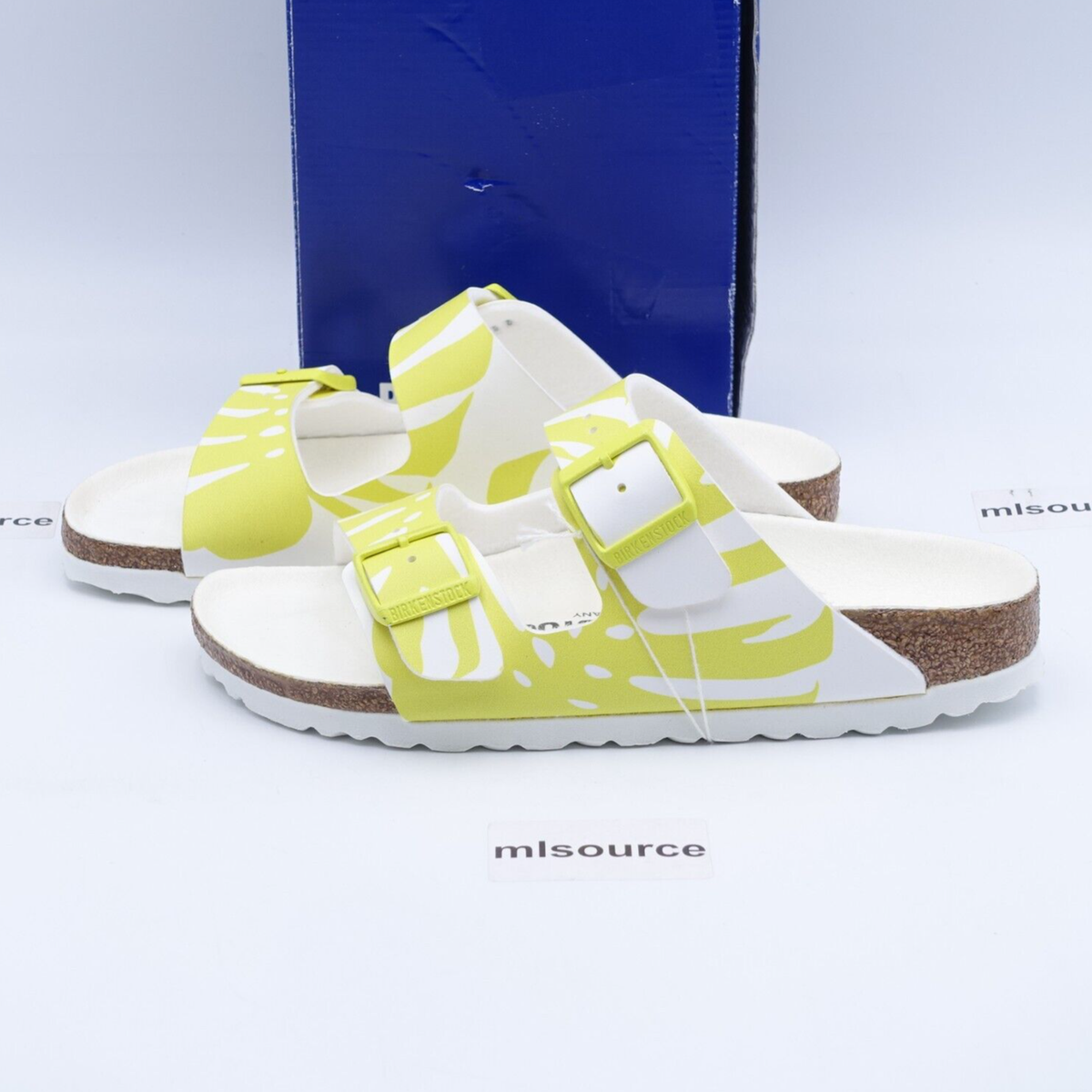 Birkenstock Arizona Birko-Flor Sandals Monstera Size 5-5.5 Women's