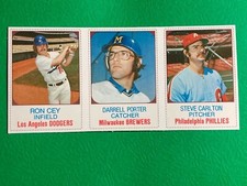 1975 Hostess Baseball Card -  STEVE CARLTON PANEL  -MINT - HAND CUT - LOW PRICE!