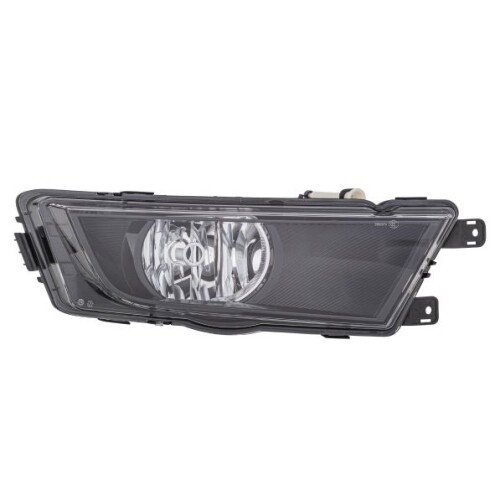 Cache Phare Antibrouillard Compatible Skoda Octavia VRS MK2 2009-2013 - Référence 1Z0807368C, ABS Noir