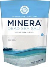 Minera Dead Sea Salt, 100% Pure & Natural, 2 Lbs. Fine Grain (0-1.7 Mm) Bulk Bag