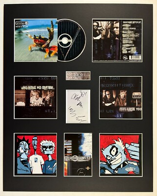 THE PRODIGY - Signed Autographed - THE FAT OF THE LAND - Display Super Deluxe