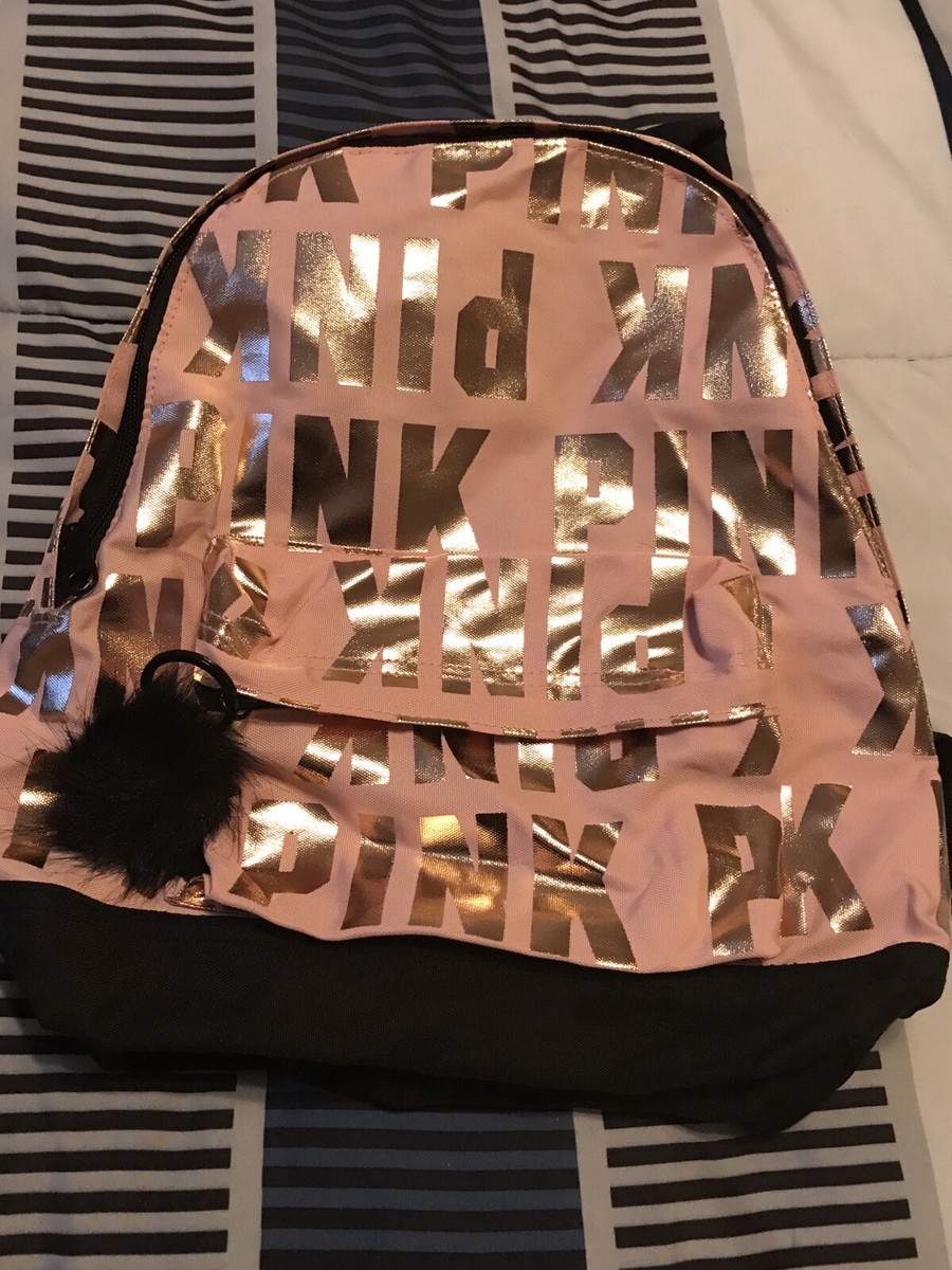Victoria\'s Secret Mini Backpack PINK Pom Pom Bling Preppy Punk Limited Ed NWOT $_57.JPG?set_id=8800005007 main image 3