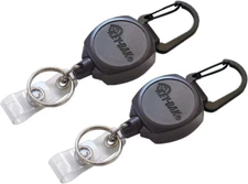 Key-Bak Sidekick Professional Heavy Duty Self Retracting ID Badge / Key Reel wit