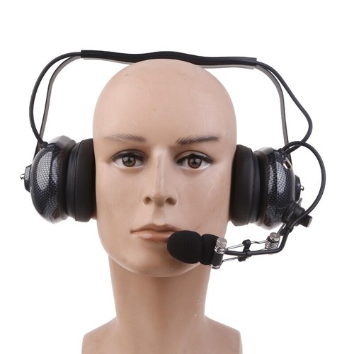 Fit for Walkie Two Way Radio Head Headset Earpiece with Dynamic Noise Reduction - Zdjęcie 4 z 8