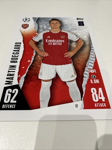 Topps Match Attax Champions League 23/24 Martin Odegaard Jumbo Card J2 Very Rare