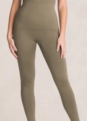 Shapermint EMPETUA High Waist Leggings Compression XL Olive