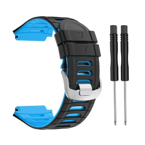 Cinturino Cintura per Garmin-Forerunner 920XT Braccialetto Silicone Durevole - Foto 8 di 23
