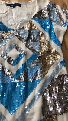 fcuk blue sequin dress Monae Sequin Dress – Retrofete main image 0