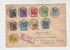E.germany-Russian zone 1948 Sc 10N1/16 set on  Reg.FDC  Scarce!   s797