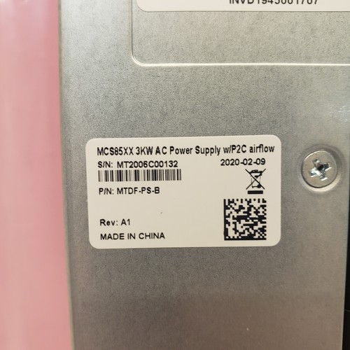 Cisco 3kW AC Server Power Supply DELTA DPS-3000EB B / Mellanox MCS85XX MTDF-PS-B - Picture 9 of 11