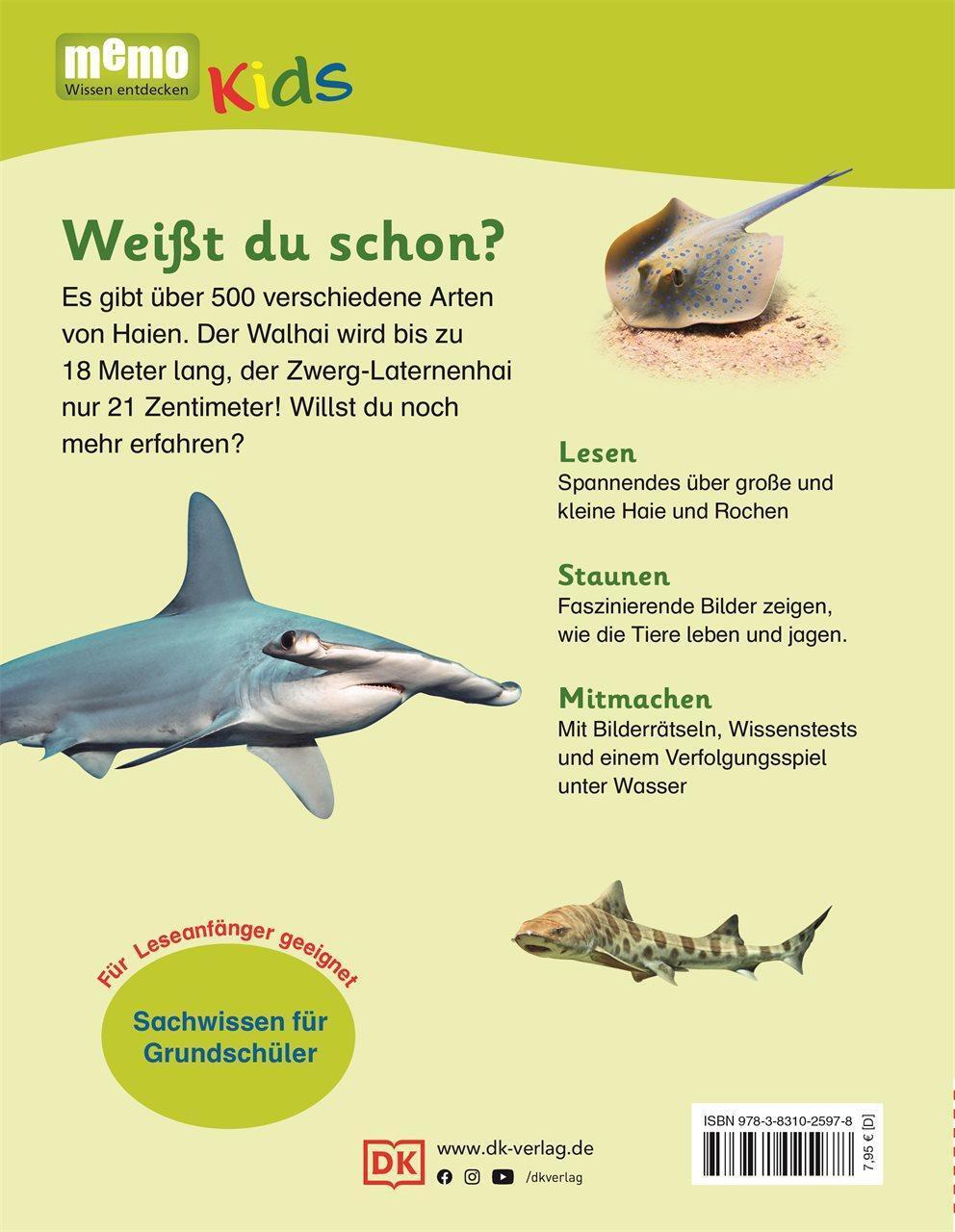 Thumbnail - Dk Verlag - Kids | Memo Kids. Haie | Buch | Deutsch (2014) | Räuber