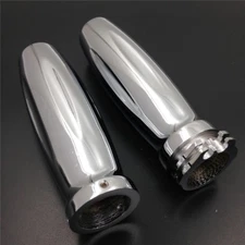Billet Aluminum 1" 25mm Hand Grips For Harley Street Bob/ Honda Shadow 1100 Aero
