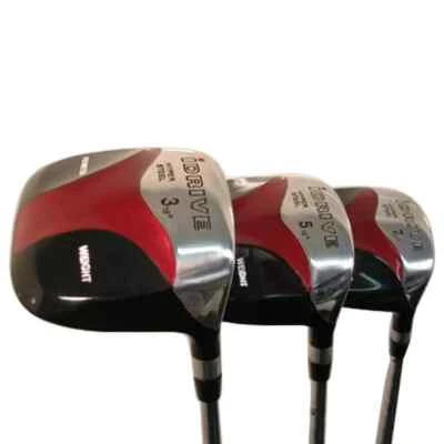 PACIFIC GOLF CLUBS GRAPHITE SQUARE FAIRWAY 3 5 7 WOOD SET WOODS GOLF CLUBS