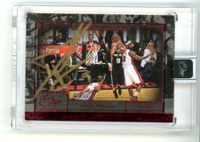 2020-21 PANINI ONE AND ONE 1 & 1 TONY PARKER RED /15 AUTO TIMELESS MOMENTS SPURS