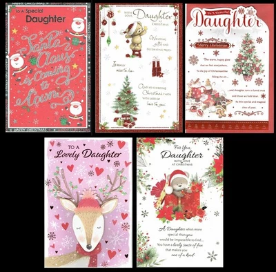 PRELUDE / IN TOUCH DAUGHTER Quality CHRISTMAS CARD - Great Choice of Design