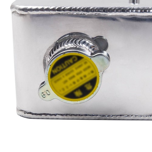 Universal Silver Aluminum Coolant Overflow Tank 2.5 Liter Overflow Water Tank - Picture 11 of 11