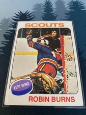 1975-76 Topps - Robin Burns #104 (RC) - FREE SHIPPING