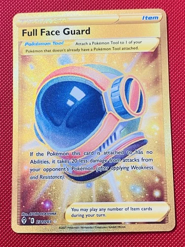 Full Face Guard (Secret) 231/203 SWSH07: Evolving Skies Secret Rare  NM