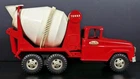 Vintage Tonka No. 620 Cement Mixer Truck Pressed Steel Red White Mound Minn