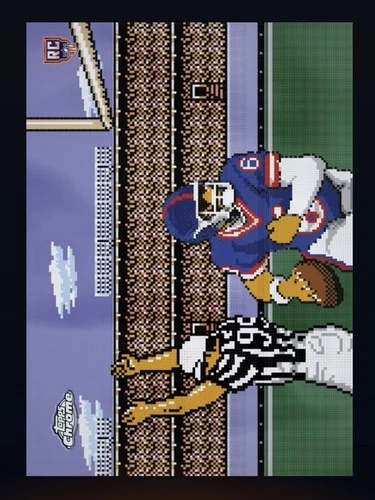 2025 Topps NFL Chrome - TECMO Super Bowl RC - JAXSON DART (TOPPS NFL DigitalCard