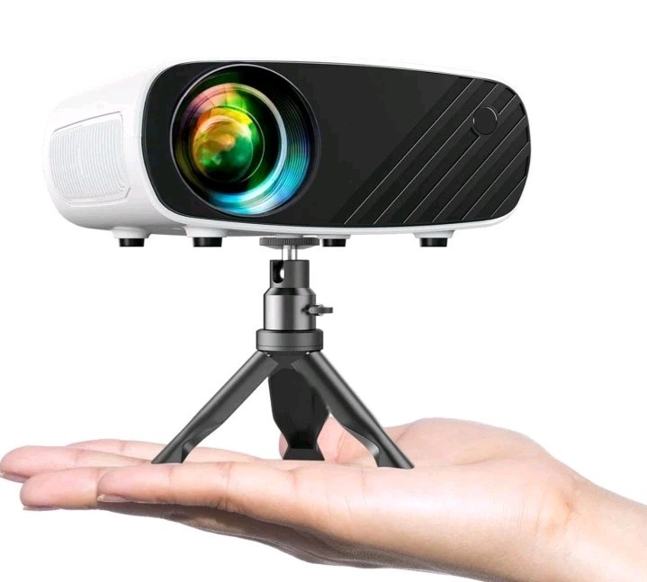 Mini Projector-iPhone,2025 Upgraded 1080P HD Projector,7000L-Android/iOS/HDMI/SD-image