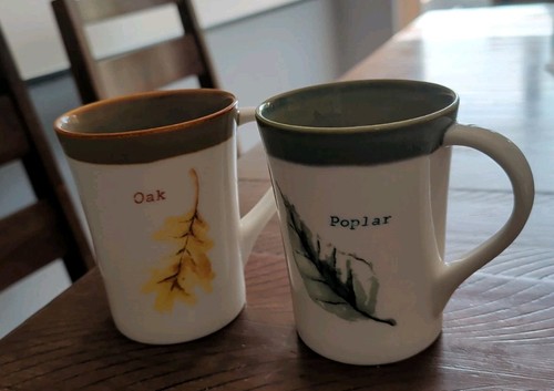 2er Set Starbucks 2007 Tassen Pappel und Eiche - Bild 1 von 5