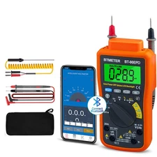 BTMETER Smart Bluetooth Multimeter 4000 Counts Auto-Ranging Digital Clamp Meter
