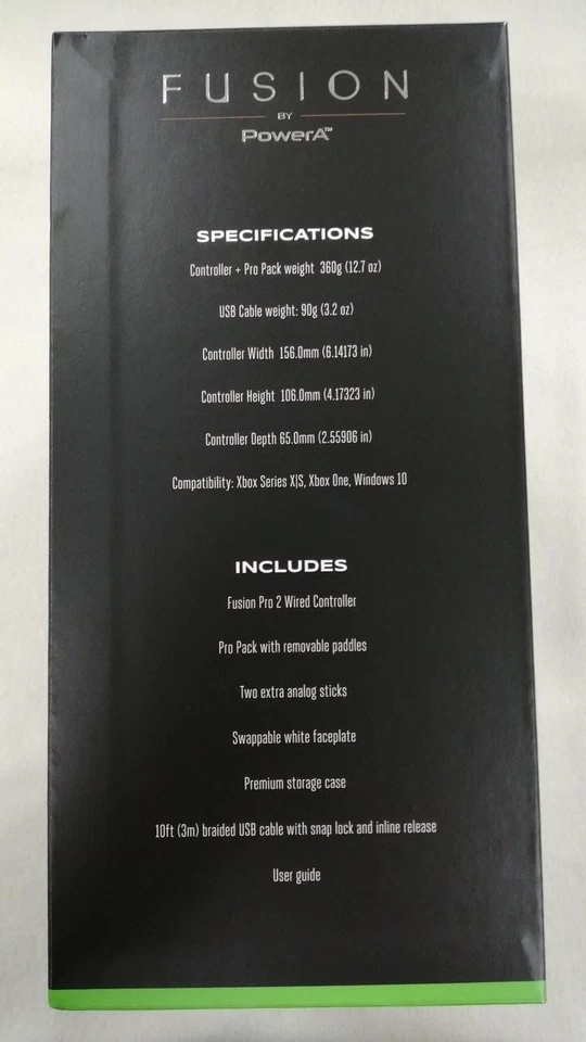 CONTROLADOR POWER A XBOX360 FUSION PRO 2 Usado Foto 3 de 4