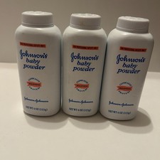 Lot of 3 Johnson's Baby Powder 4oz 113g Discontinued Talc Original Formula HTF