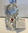 Fenton Birthstone Bears - January