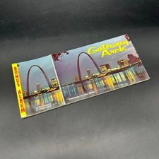 Vintage Gateway Arch St Louis Missouri Postcard Set Bonus Miniature Album