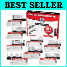 96pc Master Screwdriver Bit Set - Complete Driver Collection