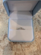 Brand New Charles & Colvard Signature Bold Matching Band, 1/3 Carat TW DEW