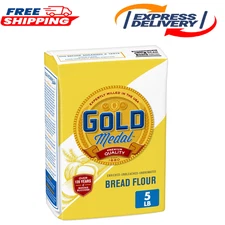 Gold Medal Premium Quality Bread Flour for Baking, 5 lb