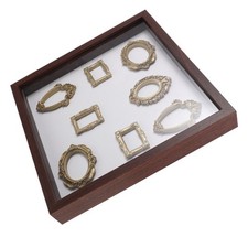  1 Set DIY Museum Silhouette Box - Shadow Box Frame with Mini Frames - DIY Photo