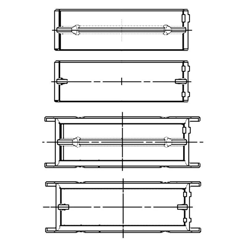 For BMW Z3 1997-1998 ACL 7M1532H-.25 Race Main Bearing Set - Image 2 of 4