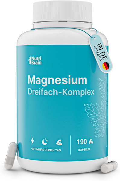 Magnesium Komplex Bisglycinat, Citrat Und Malat | Hochdosiert | Deutschland Labo-image